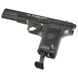 Borner TT CO2 Luftpistole Kal. 4,5mm BB BlowBack Vollmetall dunkelgrau Bild 6