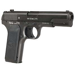 Borner TT CO2 Luftpistole Kal. 4,5mm BB BlowBack Vollmetall dunkelgrau Bild 8