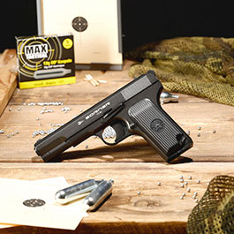 Borner TT-M CO2 Luftpistole Kal. 4,5mm BB Non-BlowBack Vollmetall grau Bild 1 xxx: