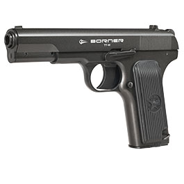 Borner TT-M CO2 Luftpistole Kal. 4,5mm BB Non-BlowBack Vollmetall grau Bild 2