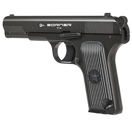 Borner TT-M CO2 Luftpistole Kal. 4,5mm BB Non-BlowBack Vollmetall grau Bild 4
