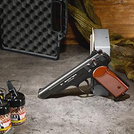 Borner APS CO2 Luftpistole Kal. 4,5mm BB BlowBack Vollmetall schwarz Bild 1 xxx: