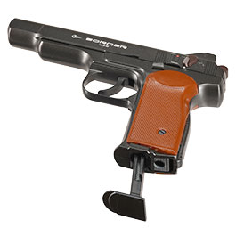 Borner APS-M CO2 Luftpistole Kal. 4,5mm BB Non-BlowBack Vollmetall schwarz Bild 6