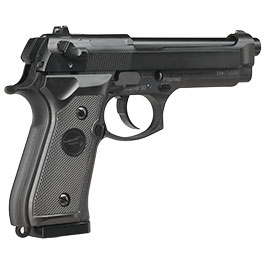 Borner 92 CO2 Luftpistole Kal. 4,5mm BB und Diabolo BlowBack mit Metallschlitten schwarz Bild 11