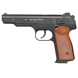 Borner APS-S CO2 Luftpistole Kal. 4,5mm BB Non-BlowBack schwarz