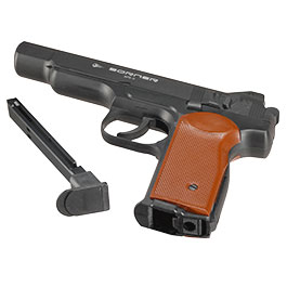 Borner APS-S CO2 Luftpistole Kal. 4,5mm BB Non-BlowBack schwarz Bild 7