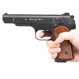 Borner APS-S CO2 Luftpistole Kal. 4,5mm BB Non-BlowBack schwarz Bild 9