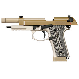 Kleinbild 4 KLI M92A3 CO2 Luftpistole Kal. 4,5 mm BB Vollmetall Blowback Desert Tan - G10 Grip Edition