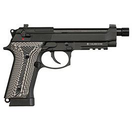 Kleinbild 5 KLI M92A3 CO2 Luftpistole Kal. 4,5 mm BB Vollmetall Blowback schwarz - G10 Grip Edition