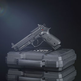 Kleinbild 1 KLI M92A1 Optic Ready CO2 Luftpistole Kal. 4,5 mm BB Vollmetall Blowback schwarz