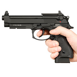 Kleinbild 11 KLI M92A1 Optic Ready CO2 Luftpistole Kal. 4,5 mm BB Vollmetall Blowback schwarz