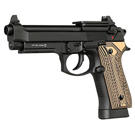 Kleinbild 2 KLI M92A1 Optic Ready CO2 Luftpistole Kal. 4,5 mm BB Vollmetall Blowback schwarz - G10 Grip Edition