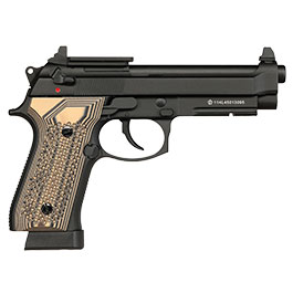 Kleinbild 5 KLI M92A1 Optic Ready CO2 Luftpistole Kal. 4,5 mm BB Vollmetall Blowback schwarz - G10 Grip Edition