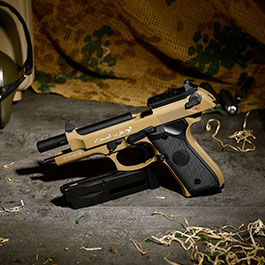 Kleinbild 1 KLI M92 Optic Ready Sahara LE CO2 Luftpistole Kal. 4,5 mm BB Vollmetall Blowback Desert Tan