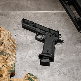 Kleinbild 1 KLI Hi-Capa 4.3 Dark Viper Optic Ready CO2 Luftpistole Kal. 4,5 mm BB Blowback Vollmetall Blackout schwarz