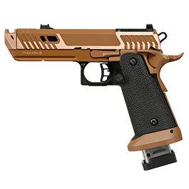 KLI Hi-Capa 4.3 Sahara Viper Optic Ready CO2 Luftpistole Kal. 4,5 mm BB Blowback Vollmetall Desert Tan