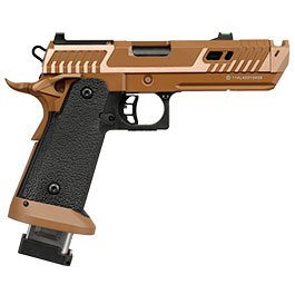 Kleinbild 5 KLI Hi-Capa 4.3 Sahara Viper Optic Ready CO2 Luftpistole Kal. 4,5 mm BB Blowback Vollmetall Desert Tan