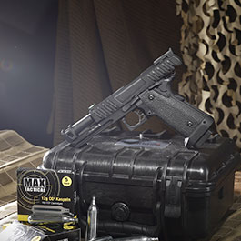 Kleinbild 1 KLI Hi-Capa 4.3 Troika MK1 CO2 Luftpistole Kal. 4,5 mm BB Vollmetall Blowback schwarz