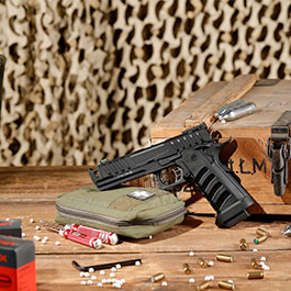 Kleinbild 1 KLI Hi-Capa 4.3 Troika MK3 CO2 Luftpistole Kal. 4,5 mm BB Vollmetall Blowback schwarz