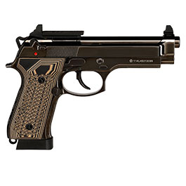 Kleinbild 5 KLI M92 Fusion Optic Ready CO2 Luftpistole Kal. 4,5 mm BB Vollmetall Blowback Blackchrome-Finish - G10 Grip Edition