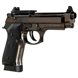 Kleinbild 9 KLI M92 Fusion Optic Ready CO2 Luftpistole Kal. 4,5 mm BB Vollmetall Blowback Blackchrome-Finish