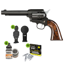 Produktbild zu Marlin CO2 Revolver Kal. 4,5 mm BB Komplettset mit 1500 Stah ...