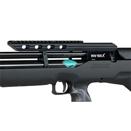 Kleinbild 6 Weihrauch HW 100 X-BP Bullpup Pressluftgewehr PCP 14-Schuss Kal. 4,5mm Diabolo schwarz inkl. 2 Magazine