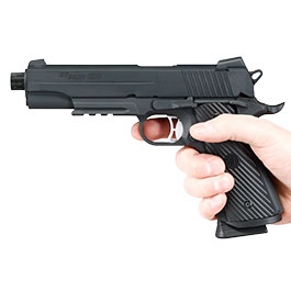 Kleinbild 3 Sig Sauer 1911 TacOps CO2 Luftpistole Kal. 4,5 mm BB Blowback Vollmetall schwarz