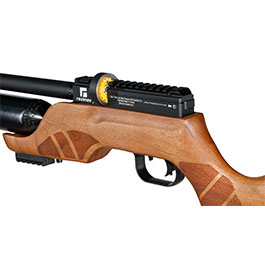 Kleinbild 6 Reximex Lyra-K Pressluftgewehr PCP Kal. 4,5 mm Diabolo Walnussholz inkl. 2 x 14-Schuss Magazin & Einzelschussadapter