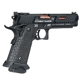 Kleinbild 6 ASG / STI International Combat Master 2011 JW3 CO2 Luftpistole Kal. 4,5mm BB Blowback Metallschlitten schwarz