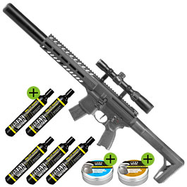 Produktbild zu Set Sig Sauer MCX Gen.2 CO2 Luftgewehr Kal. 4,5 mm mit Zielf ...