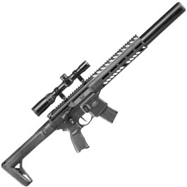 Kleinbild 3 Set Sig Sauer MCX Gen.2 CO2 Luftgewehr Kal. 4,5 mm mit Zielfernrohr & 1000 Diabolos