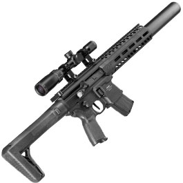 Kleinbild 4 Set Sig Sauer MCX Gen.2 CO2 Luftgewehr Kal. 4,5 mm mit Zielfernrohr & 1000 Diabolos