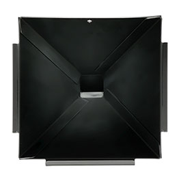 Kleinbild 3 First Strike Kugelfangkasten Trichterform Stahlblech 17 x 17 cm schwarz f�r Luftpistolen und Luftgewehre