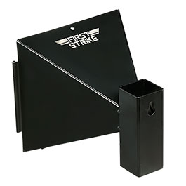 Kleinbild 6 First Strike Kugelfangkasten Trichterform Stahlblech 17 x 17 cm schwarz f�r Luftpistolen und Luftgewehre