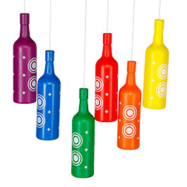 Kleinbild 3 Borner Shooting Bottles farbiges Zielflaschen Set 6 St�ck - Schie�ziele f�r Luftdruck / Airsoft