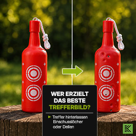 Kleinbild 1 Borner Shooting Bottles farbiges Zielflaschen Set 6 St�ck - Schie�ziele f�r Luftdruck / Airsoft
