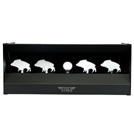 Kleinbild 1 First Strike 4+1 Pendelkasten Wildschweine aus Stahl f�r Luftgewehre und Luftpistolen schwarz