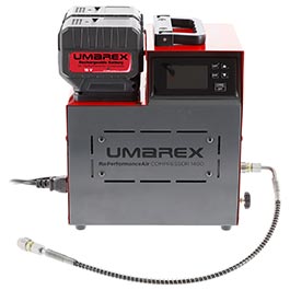 Kleinbild 1 Umarex PAC 1400 PerformanceAir Kompressor f�r Pressluftwaffen / Paintball / HPA Airsoft rot inkl. 2x Akku und Ladeger�t