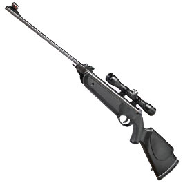 Kleinbild 1 SET H�mmerli Black Force 400 Luftgewehr 4,5 mm Diabolo mit Zielfernrohr 4x32, 1000 Diabolos & APS Popper