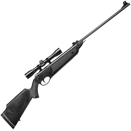 Kleinbild 4 SET H�mmerli Black Force 400 Luftgewehr 4,5 mm Diabolo mit Zielfernrohr 4x32, 1000 Diabolos & APS Popper