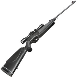 Kleinbild 9 SET H�mmerli Black Force 400 Luftgewehr 4,5 mm Diabolo mit Zielfernrohr 4x32, 1000 Diabolos & APS Popper