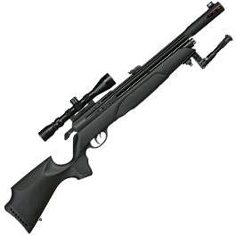 Kleinbild 4 Gamo Arrow Pressluftgewehr PCP Kal. 5,5mm Diabolo 10-sch�ssig schwarz inkl. Zielfernrohr WR 3-9x40 / Zweibein