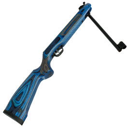 Kleinbild 10 Weihrauch HW 50 S Knicklauf Luftgewehr Kal. 4,5 mm Diabolo Schichtholzschaft grau-blau - limitierte 75 Jahre Sonderedition