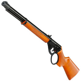 Kleinbild 1 Marlin Lever Action Unterhebelspanner Luftgewehr Set Kal. 4,5 mm BB Echtholzschaft 1500&nbsp;Stahlkugeln und 6 Shooting Bottles