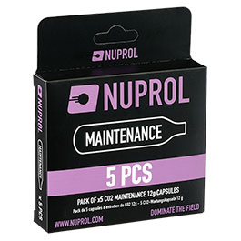 Kleinbild 4 Nuprol CO2 Wartungskapseln mit Silikon 5 St�ck je 12g