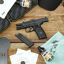 Kleinbild 1 Cybergun FN Herstal FN 509 CO2 Luftpistole Kal. 4,5mm BB mit Metallschlitten Blowback schwarz