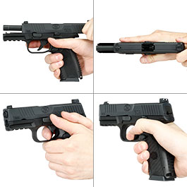 Kleinbild 8 Cybergun FN Herstal FN 509 CO2 Luftpistole Kal. 4,5mm BB mit Metallschlitten Blowback schwarz