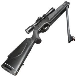 Kleinbild 10 SET H�mmerli Black Force 400 Luftgewehr 4,5 mm Diabolo mit Zielfernrohr 4x32, 1000 Diabolos & 2 �bungszielen