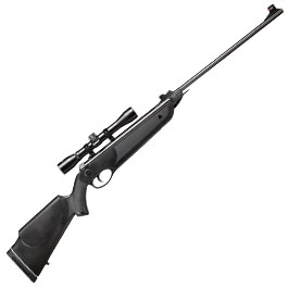 Kleinbild 4 SET H�mmerli Black Force 400 Luftgewehr 4,5 mm Diabolo mit Zielfernrohr 4x32, 1000 Diabolos & 2 �bungszielen